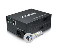 10Gtek Un par de conversores Multimedia de 1,25 G (Kit #5), Ranura SFP, Power Inside, con un par de transceptores SFP (G0101N-SFP(Kit #3)(EU))