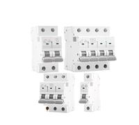 10KA MCB 1P 2P 3P 4P 6A 10A 16A 20A 25A 32A 40A 50A 63A Disyuntor 230V 400V(3 Pole C Curve,20A)