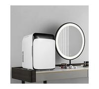 10L 15L Mini Maquillaje Nevera Coche Refrigerador Congelador Refrigerador amp;Calentador for uso doméstico en automóvil Almacenamiento de bebidas cosméticas for el cuidado de la piel(10L Black 2)