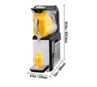 10L 20L 30L Slushie Machine Commercial Ice-Cool Juice Smoothie Slush Maker Dispensador de bebidas congeladas Máquina expendedora for el hogar(10L (liquefied gas))