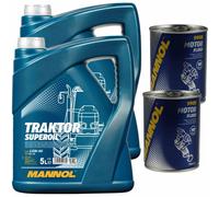 10L mannol aceite motor de Tractor Superapi CD 15W-40 Incl. Flusch