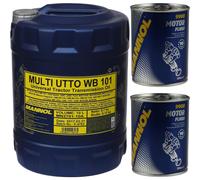 10L MANNOL Multi Utto Wb 101 Api GL-4 Aceite Motor Lavado de Motor Flusch