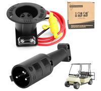 10L0L Cargador de 48 V Cable Plug & Cargador Receptáculo para Club Car DS Precedent 2000 Up Carros de Golf