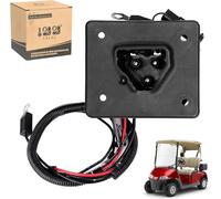 10L0L Carro de golf 48V Delta-Q Receptáculo cargador para EZGO RXV TXT 2008 en adelante, EZGO 2Five 2010-up, w/Wires OEM # 602529