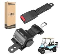 10L0L Cinturones de seguridad para carrito de golf para Yamaha, EZGO, Club Car, cinturones de seguridad retráctiles universales de 42 pulgadas con hebillas, con certificación DOT
