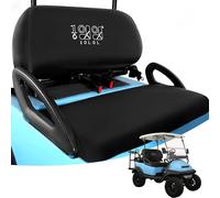 10L0L Cojín de Asiento para Carrito de Golf Fundas Impermeables Negras para Asiento de 2 Personas, Funda de Asiento de Carrito de Golf para Yamaha EZGO TXT RXV Club Car DS Precedent