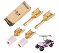 10L0L Conector de terminal de cable para EZGO TXT & Medalist 36 V Powerwise Charger Plug & Receptáculo, OEM # 73051-G14 73051-G05, juego de 4