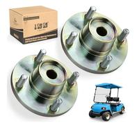 10L0L Conjunto de cubo de eje trasero para carrito de golf para Yamaha G8 G9 G14 G16 G19-G22, paquete de 2 unidades de gas o eléctrico, OEM JN3-G6514-00, brida de cubo de rueda trasera, hierro