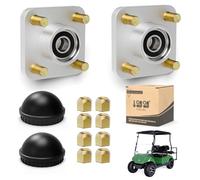 10L0L Conjunto de cubo de rueda delantera para carrito de golf con cojinete de buje/sello de aceite/cubierta antipolvo para Yamaha G2/G8/G9/G14/G16/G19/G22/G29, reemplaza OEM # JG5-WF511-10-00, JG5