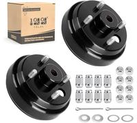 10L0L Conjunto de tambor de freno estriado para carrito de golf con agujero grande de 1 pulgada, 30 dientes, para 4 ciclos de gas EZGO TXT, RXV, Marathon, Medalist, Columbia, OEM 21807 G1, 41843-94