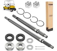 10L0L Eje de eje trasero de carro de golf con kit de junta de cojinetes para modelos eléctricos EZGO TXT/Medalist 1994-2013, reemplaza #20377-G11#20377-G12 lado del conductor, lado del pasajero (41 cm