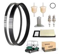 10L0L EZGO - Kit de afinación para carrito de golf con correa de transmisión y correa de arranque para EZGO TXT Medalist 1994-2005 con motor Robins de 4 ciclos de 295/350 cc