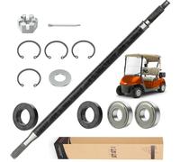 10L0L EZGO RXV - Eje trasero del lado del conductor de 24.5 pulgadas, sustituye al OEM 620337, 614208, se adapta al carrito de golf eléctrico EZ-GO RXV 2008 en adelante