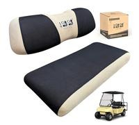10L0L Funda de asiento de malla para carrito de golf, compatible con Yamaha Club Car Precedent de 2 asientos (negro)