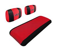 10L0L Funda de asiento para carrito de golf para Ya-ma-ha G22, lavable, funda de carrito de golf, transpirable, tela de malla de poliéster de aire, color rojo