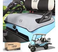 10L0L Funda de cojín universal para carrito de golf EZGO TXT RXV/Club Car DS Precedent con reposabrazos, adecuada para todas las condiciones climáticas, color gris