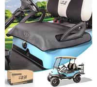 10L0L Funda de cojín universal para carrito de golf EZGO TXT RXV/Club Car DS Precedent con reposabrazos, condiciones climáticas - gris