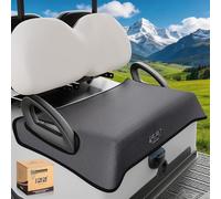 10L0L Funda de cojín universal para carrito de golf EZGO TXT RXV/Club Car DS Precedent con reposabrazos, condiciones climáticas - gris