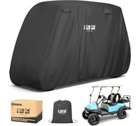 10L0L Funda para carrito de golf de 2/4/4 + 2 pasajeros para Yamaha EZGO Club, resistente, 420D, impermeable, resistente al viento, duradera, Oxford, cubierta para carrito de golf con 3 puertas con