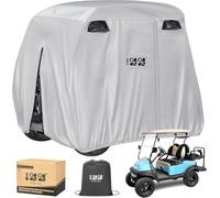 10L0L Funda universal para carrito de golf de 2 a 4 pasajeros para Yamaha, EZGO, Club Car, impermeable, resistente al sol, protección para todo tipo de clima y cubierta duradera para carrito de golf
