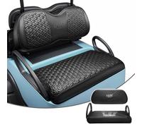 10L0L Fundas de asiento de carrito de golf de grano de masaje y funda de asiento impermeable para asiento trasero de coche Club Car Precedent y DS y asiento trasero, funda de asiento de golf de piel