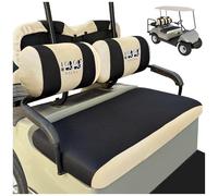 10L0L Fundas de asiento de carrito de golf para Yamaha G22 G19 G16 G14 G11 G9 G8 G2, Club Car DS Pre-2000 OEM ordinario asientos delanteros, fundas de asiento de banco duraderas transpirables lavables