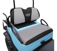 10L0L Fundas de Asiento de Carro de Golf para Club Car Precedent Yamaha, Juego de Fundas de Asiento Delanteras para Todas Las Estaciones, Transpirables, Hechas de Tela de Malla de poliéster - Gris