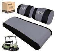 10L0L Fundas de asiento para carrito de golf para Yamaha G2 G9 G16 G19 G22 y Club Car DS Pre-2000, EZGO Marathon, lavable, duradero, transpirable, cubierta de material que se ajusta como un guante,