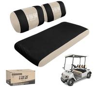 10L0L Fundas de asiento para carrito de golf para Yamaha G22 G19/Club Car DS Pre-2000 [diseño de respaldo dividido], tela de malla de poliéster transpirable (lavable, uso en todas las estaciones