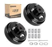 10L0L Golf Cart Conjunto de tambor de freno estriado con agujero grande de 1 pulgada, 30 dientes, para 4 ciclos de gas EZGO TXT, RXV, Marathon, Medalist, Columbia, OEM 21807 G1, 41843-94 (paquete de 2