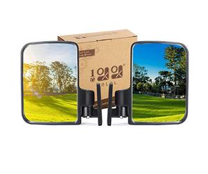 10L0L. Golf cart Generic Side Mirrors of EZGO Club Car Yamaha and Others (One Pair for Sale) by 10L0L