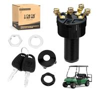 10L0L Interruptor de llave de encendido mejorado para Club Car DS, Limo, Turf Carryall 1 y 2, XRT 1996 en adelante 12 V carrito de golf de gas, OEM # 101826301, 1012505