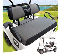 10L0L Juego completo de fundas de asiento para carrito de golf para asiento delantero, protectores de asiento de banco de poliéster, accesorios de ajuste universal para EZGO TXT RXV y Club Car DS