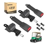10L0L Juego de 2 Cinturones de Seguridad para Carrito de Golf, 106.7 cm, retráctiles, universales para Yamaha, EZGO, Club Car