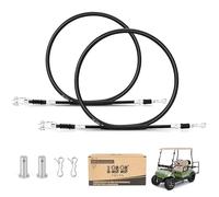 10L0L Juego de cables de freno para carrito de golf, 2 piezas para Yamaha G8 G14 G16 G19 G20 G22 Gas y Eléctrico Sustituye a la pieza OEM del lado del pasajero # JF2-F6351-10 y parte OEM del lado del