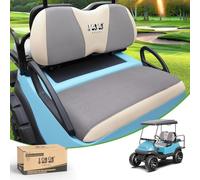 10L0L Juego de Fundas de Asiento para Carrito de Golf, Tela de Malla de poliéster Lavable para Club Car DS & Precedent, EZGO TXT & RXV, Yamaha