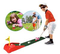 10L0L Juego de golf para niños, juguete de club de golf para niños, regalo de golf seguro y agradable al tacto, juego interactivo para padres e hijos, para niños y niñas de 2, 3, 4, 5, 6, 7, 8 años