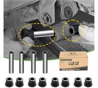 10L0L Kit de Casquillos y Manguitos para muelles de Ballesta Traseros de carros de Golf para EZGO TXT/Medalist (94+) Gas/Eléctrico, Club Car DS 1992+, Incluye 8 Casquillos 4 espaciadores metálicos