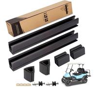 10L0L Kit de clips de montaje para parabrisas de carrito de golf para Club Car DS y Precedent, incluye clips de banda de parabrisas (12.6 pulgadas), clips de retención para parabrisas para tubo de 1 x