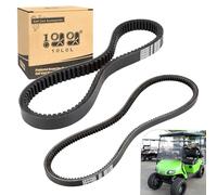 10L0L Kit de correa de transmisión de embrague y correa generadora de arranque para EZGO TXT, Medalist, Workhorse 1994 en adelante carrito de golf con motores Robin de 295/350 cc, OEM 72054G01