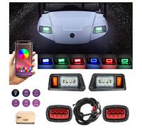 10L0L Kit de luces LED para carrito de golf con luz RGB diurna para Yamaha G14 G16 G19 G22, RGB Multi Color LED Correr Tira de luces intermitentes de neón Luz de conmutación (Control de APP)