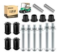 10L0L Kit de manguito de suspensión de brazo A para carrito de golf EZGO RXV, sustituye a 608086 601340 602085 601754 602415 600525