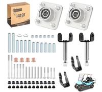 10L0L Kit de reparación frontal de carrito de golf para Club Car Precedent 2004 en adelante y Tempo 2007-2023, gas y eléctrico, kit de reconstrucción de lujo Precedent con bujes de suspensión