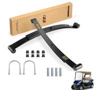10L0L Kit de resorte de hoja para carrito de golf EZGO RXV, kit de resortes traseros resistentes con buje en U y mangas para carrito de golf EZGO RXV 2008-2013