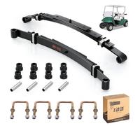 10L0L Kit de resorte de hoja trasera para carrito de golf resistente, resorte de 4 hojas con bujes y mangas para carrito de golf EZGO TXT 1995-2013
