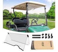 10L0L Parabrisas para carrito de golf compatible con modelos EZGO RXV 2008 en adelante, plegable duradero y mejorado, anti-UV y alta definición, 38.18 pulgadas de ancho x 32.5 pulgadas de alto,