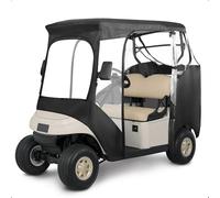 10L0L Recinto para carrito de golf EZGO TXT RXV, ventana transparente de 4 lados, cubierta de lluvia para todo tipo de clima, impermeable, resistente al sol