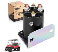 10L0L Solenoide de arranque para carrito de golf, 48 V, 4 terminales, solenoide resistente 200 A continuo con soporte en forma de L, pico de 600 A para Yamaha EZGO Club Car Electric, 101883601,