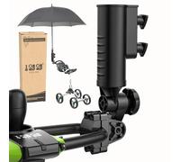 10L0L Soporte para paraguas de golf resistente, base de aleación de aluminio, resistente al viento, soporte universal para scooter, cochecito, silla de ruedas, silla de playa