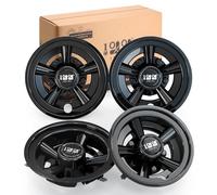 10L0L Tapas de Rueda de Carro de Golf de 8 Pulgadas tapacubos Negro para Yamaha, EZGO, Club Car Golf Buggy - Juego de 4